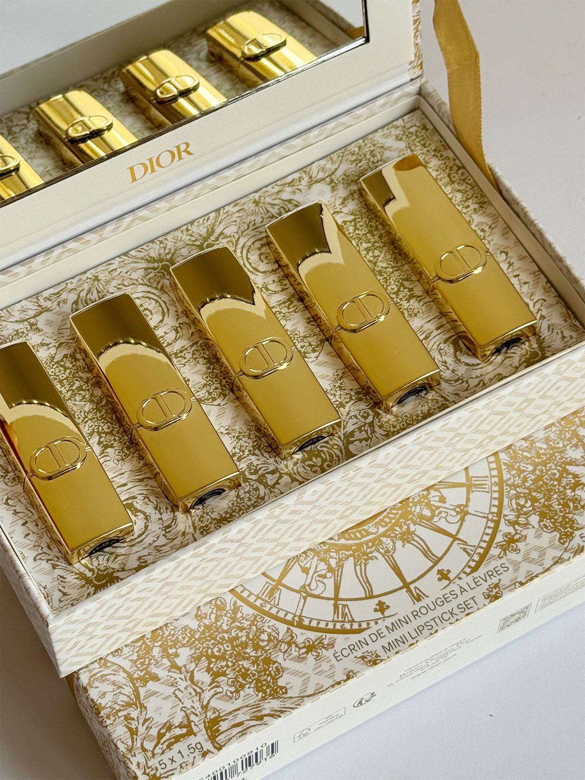 Pack 5 Rouges a lèvres GOLD Dior (Nude)