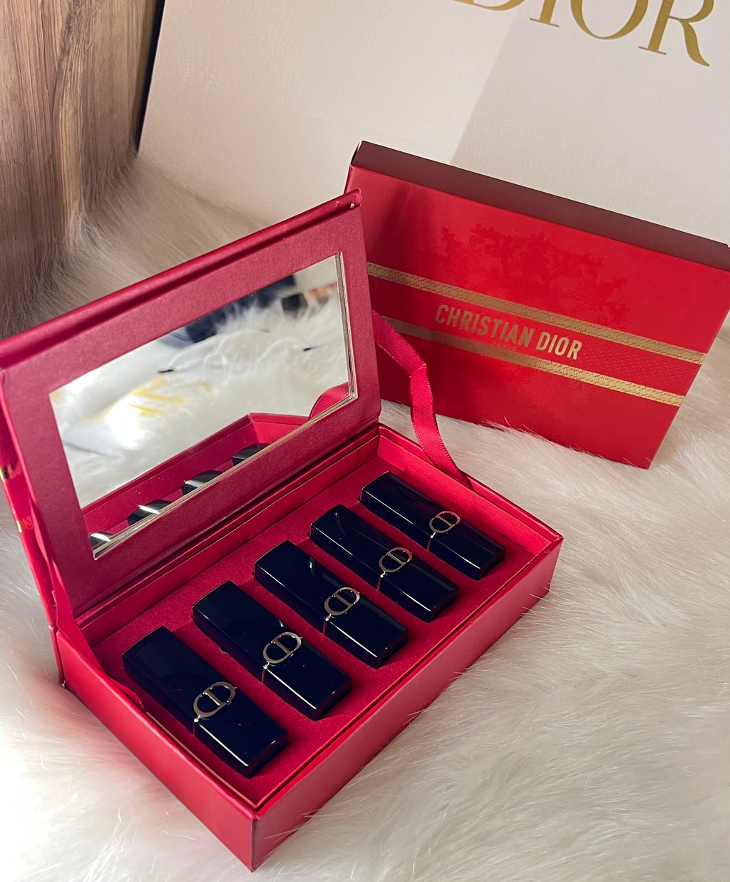 Pack 5 Rouges A lèvres RED Dior