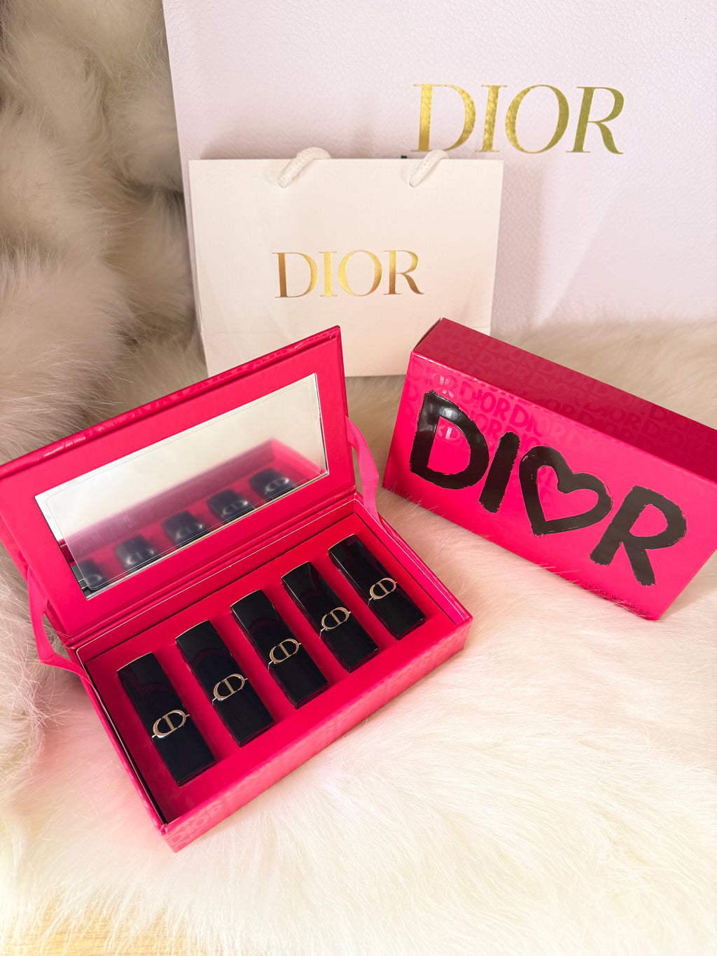 Coffret 5 Rouge à Lèvres DIOR New Packaging