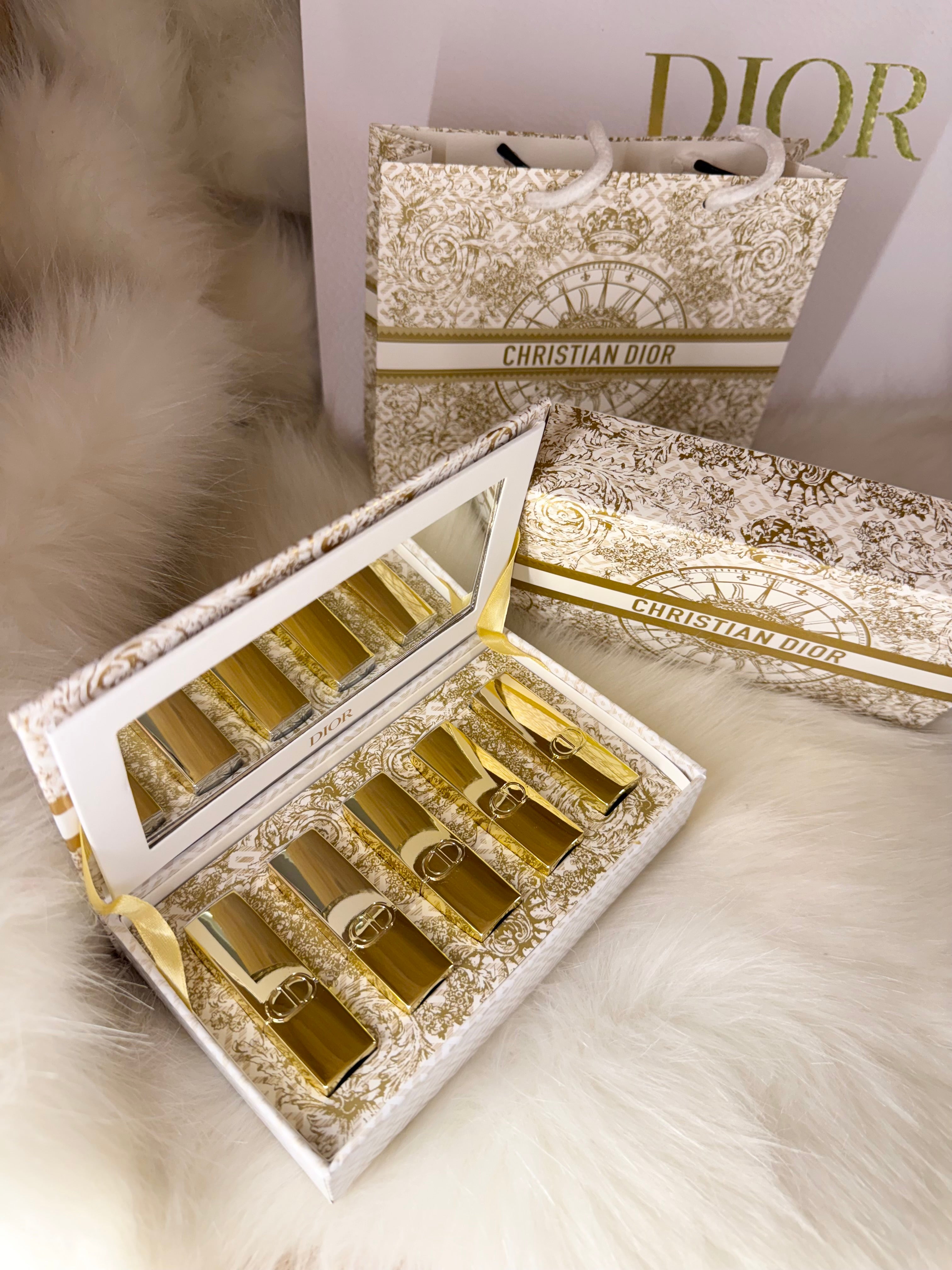 Pack 5 Rouges a lèvres GOLD Dior (Nude)